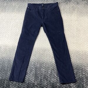 J‎ Crew Pants Mens 31x30 Blue Slim Fit Flex Corduroy Stretch Preppy Casual Chino